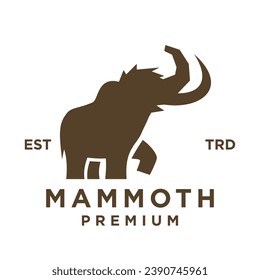Mammoth icon design icon illustration template