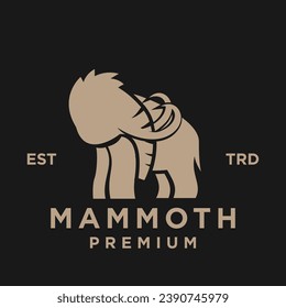 Mammoth icon design icon illustration template