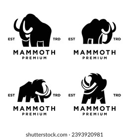 Mammoth icon design icon illustration template