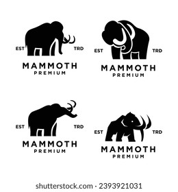 Mammoth icon design icon illustration template