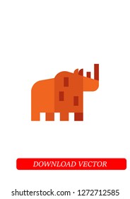 Mammoth Icon, Vector