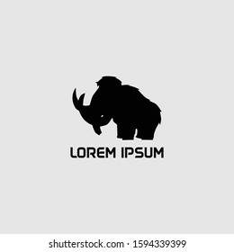mammoth logo design and illustration
