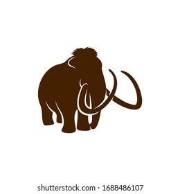 
Mammoth logo design vector template. Silhouette of Mammoth design illustration