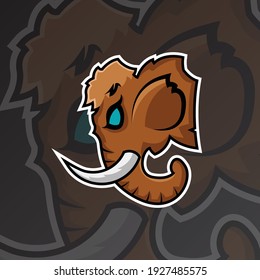 a mammoth logo esport gaming Vector