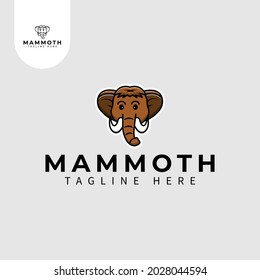 mammoth logo icon on white background. Perfect use for web, pattern, design, icon, ui, ux, etc.