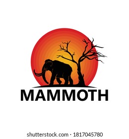 Mammoth Logo Template Design Vector
