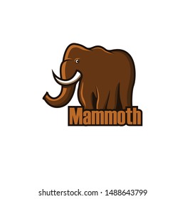 mammoth logo vector concept ilustration