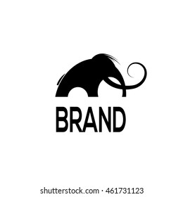 Mammoth vector logo template