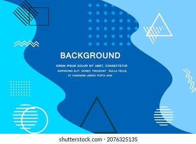 mamphis abstrac in the vector background