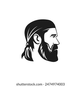 man abstract logo modern style