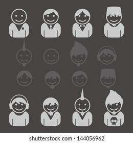 man account picture set