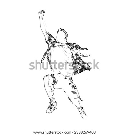 Man in action, Sports, Protest Man