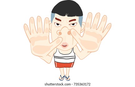 man action vector