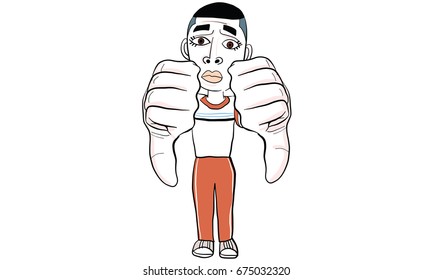 man in actions, bad action
