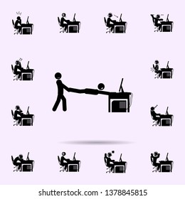 man addiction icon. gamer icons universal set for web and mobile