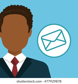 man adult envelope icon