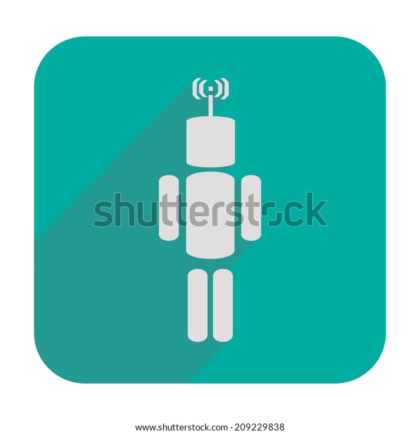 Man Antenna On Head Icon Stock Vector (Royalty Free) 209229838