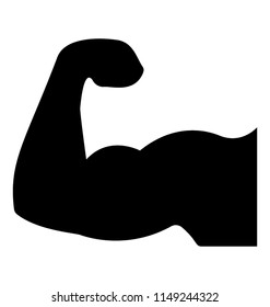 
A man arm showing biceps
