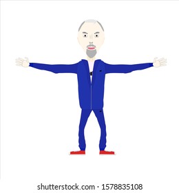 man with arrow in layers for rigging