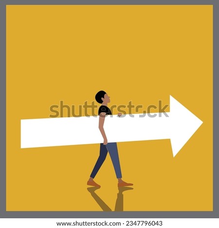 MAN ARROW NEW VECTOR DESIGN