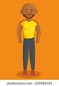 man athlete avatar character