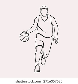 A man in athletic attire lunging forward with one leg bent and the other extended