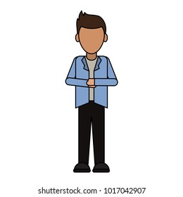 Man avatar cartoon