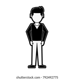 Man avatar cartoon
