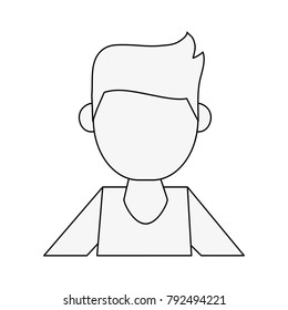 Man avatar cartoon