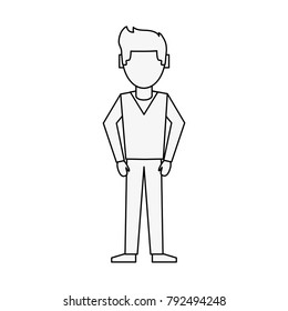 Man avatar cartoon