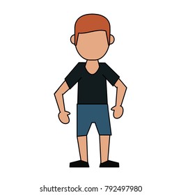 Man avatar cartoon