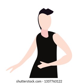 man avatar character