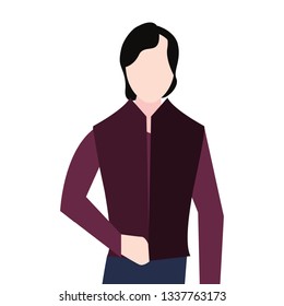 man avatar character