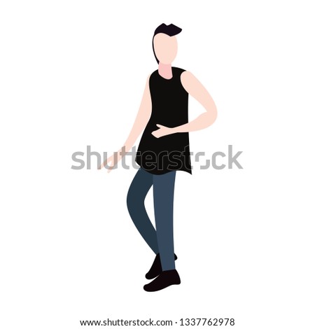 man avatar character