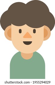 Man Avatar Zeichen flach Stil Symbol Vektorgrafik Design