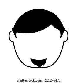 man avatar character icon vector illustration design