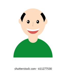 man avatar character icon vector illustration design