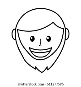man avatar character icon vector illustration design