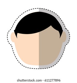 man avatar character icon vector illustration design