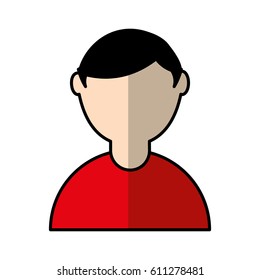 man avatar character icon vector illustration design