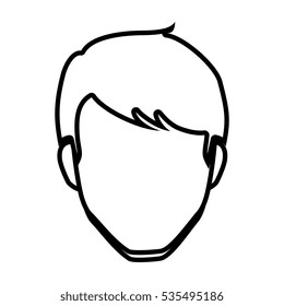 man avatar character isolated icon