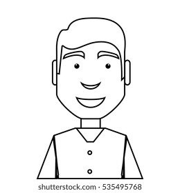 man avatar character isolated icon