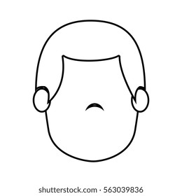 man avatar character isolated icon