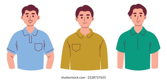 Man Avatar with Different Hair Style