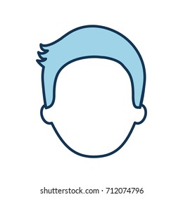 man avatar face male profile image