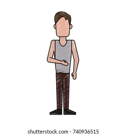 man avatar full body icon image