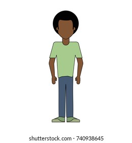man avatar full body icon image 