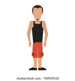 man avatar full body icon image 