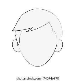 man avatar head icon image 