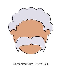 man avatar head icon image 